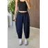 Lacivert Modal Relax Pantolon