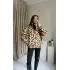 Oys Muadil Leopar Peluş Hırka