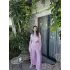 Pembe Üçlü Basic Eşofman Takım