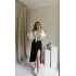 Siyah İçi Şortlu Asimetrik Kesim Etek