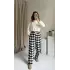Siyah Kare Yaka Unısex Eşofman