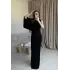 Siyah Tek Kol Modal Elbise