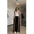 Siyah/Sarı Kadife Eşofman
