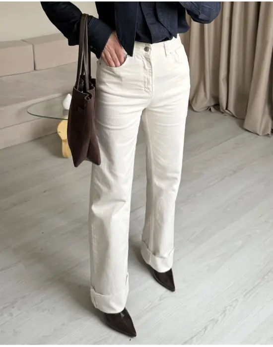 Kırık Beyaz Zr Model Jean