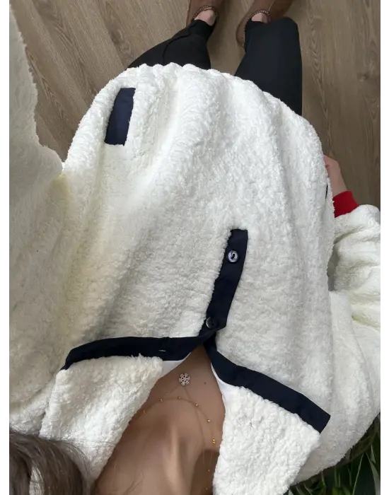 Ayıcıklı Peluş Sweatshirt