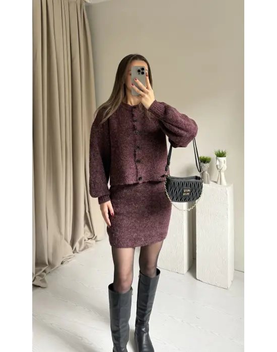 Bordo Premium Etekli Takım