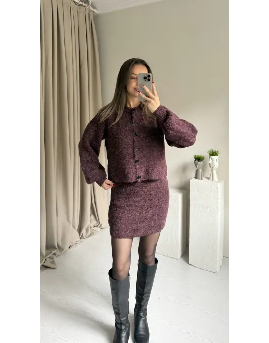 Bordo Premium Etekli Takım