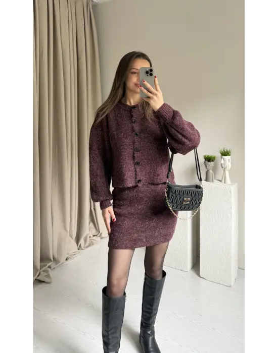 Bordo Premium Etekli Takım
