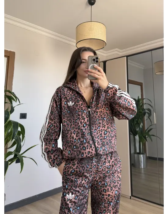 Leopar Fileli Eşofman Takım