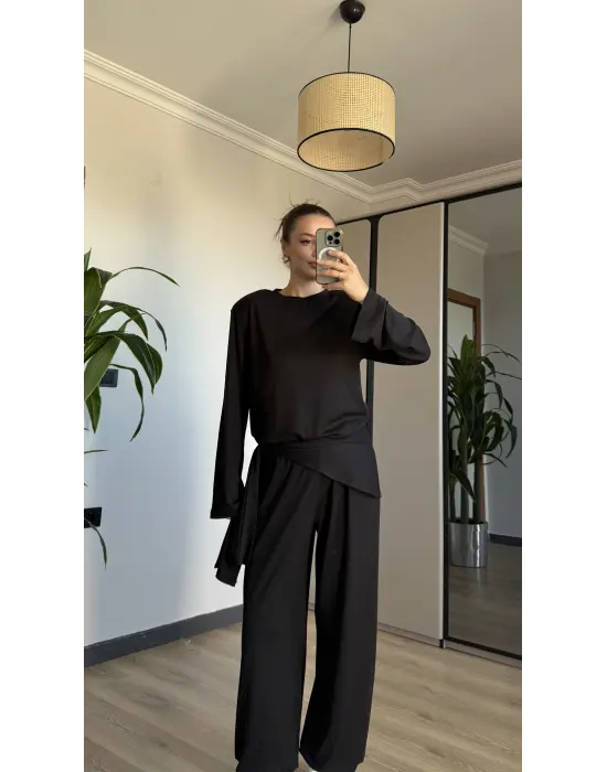 Siyah Seyyar Şallı Takım