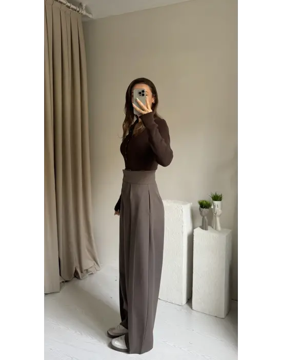 Vizon Kalın Kumaş Lux Pantolon