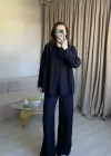 Lacivert Zr Model Gömlek Takım