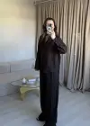 Kahve Zr Model Gömlek Takım