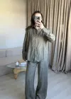 Haki Zr Model Gömlek Takım