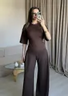 Kahve Bel Kuşaklı Modal Takım
