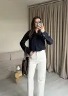 Zra Denim Fularlı Gömlek