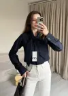 Zra Denim Fularlı Gömlek