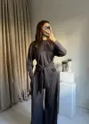 Antrasit Kuşaklı Modal Takım