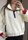 Ayıcıklı Peluş Sweatshirt