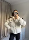 Beyaz Marka Şişme Mont