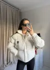 Beyaz Marka Şişme Mont