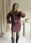 Bordo Premium Etekli Takım