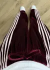 Bordo/Pembe Kadife Eşofman