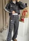 Gri Ekose Ceket Takım