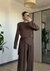 Kahve Seyyar Şallı Takım