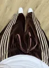 Kahve/Bej Kadife Eşofman
