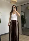 Kahve/Bej Kadife Eşofman