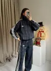 Lacivert Ekose Ceket Takım