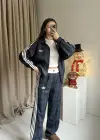 Lacivert Ekose Ceket Takım
