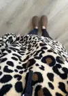 Leopar Peluş Sweatshirt