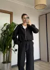 Siyah Zr Muadil Ceket Takım