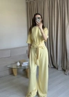 Sarı Bel Kuşaklı Modal Takım