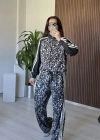 Antrasit Marka Model Leopar Eşofman Takım