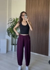 Bordo Modal Relax Pantolon