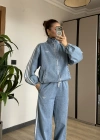 Denim Ceket Pantolon Takım