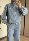 Denim Ceket Pantolon Takım