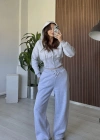 Gri Korse Kesim Şardonlu Takım