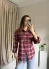 Kırmızı Ekose Vatkalı Gömlek