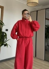 Kırmızı Oysh Model Eşofman Takımı