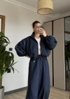 Lacivert Oysh Model Eşofman Takımı