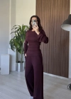 Mürdüm Beli İpli Eşofman Takım