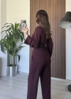 Mürdüm Beli İpli Eşofman Takım