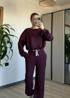 Mürdüm İp Detay Eşofman Takımı