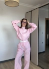 Pembe Paraşüt Ceket Pantolon Takım