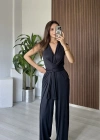 Siyah 2 Farklı Bağlama Tulum