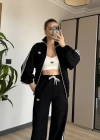 Siyah Denim Ceket Pantolon Takım